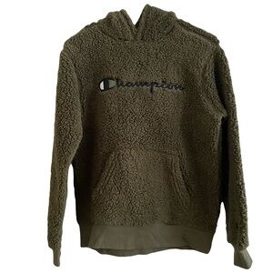 Champion Forest Green Fleece Hoodie